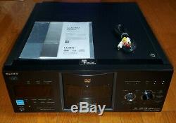 Sony DVP-CX995V 400 Disc Explorer CD/DVD/SACD Player Mega Changer TESTED