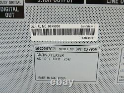 Sony DVP-CX995V 400-disc CD/DVD Changer Player Black New Open Box