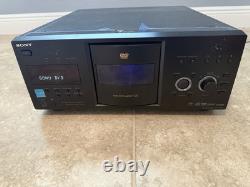 Sony DVP-CX995V CD/DVD Player Changer Disc Explorer 400 Powers On Untested