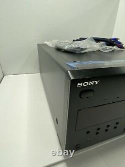 Sony DVP-CX995V DVD Player 400 DVD/CD/SACD HDMI Mega Changer Disc Explorer