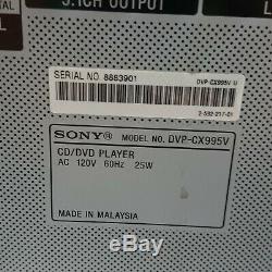 Sony DVP-CX995V Disc Explorer 400 DVD CD Changer Player HDMI TESTED WORKS