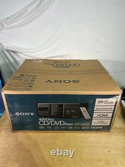 Sony DVP-CX995V Mega CD/DVD Player Changer 400 Disc Explorer Black Corded HDMI