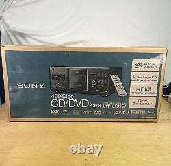 Sony DVP-CX995V Mega CD/DVD Player Changer 400 Disc Explorer Black Corded HDMI