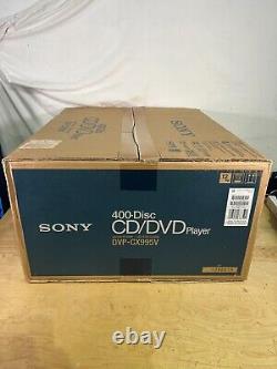 Sony DVP-CX995V Mega CD/DVD Player Changer 400 Disc Explorer Black Corded HDMI