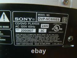 Sony DVP-NC555ES Top Model 5 Disc Changer DVD/SACD/CD Player
