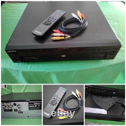 Sony DVP-NC600 CD DVD 5 Disc Player Changer Remote Cables Basic Instructions