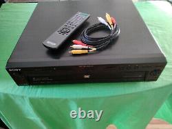 Sony DVP-NC600 CD DVD 5 Disc Player Changer Remote Cables Basic Instructions