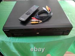 Sony DVP-NC600 CD DVD 5 Disc Player Changer Remote Cables Basic Instructions