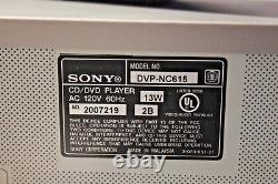 Sony DVP-NC615 5 Disc Changer DVD CD Mp3 Carousel Player Audio & Video with REMOTE