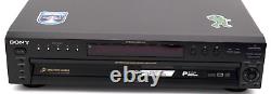 Sony DVP-NC655P 5 Disc CD DVD Changer Player Bundle with AV to HDMI Converter