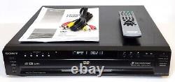 Sony DVP-NC665P DVD/CD Player, 5 Disc Carousel Changer with Remote, Works Great