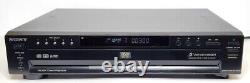 Sony DVP-NC665P DVD/CD Player, 5 Disc Carousel Changer with Remote, Works Great