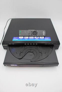Sony DVP-NC80V SACD/CD/DVD 5-Disc Changer/Player Carousel TESTED & CLEAN Remote