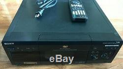 Sony Dvp-cx860 Dvd/cd Player 300 +1 Disc Mega Changer W Remote Tested
