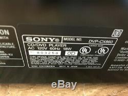 Sony Dvp-cx860 Dvd/cd Player 300 +1 Disc Mega Changer W Remote Tested