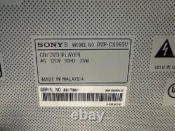 Sony Dvp-cx995v Disc Explorer 400 Dvd/cd Player Mega Changer For Parts/repair