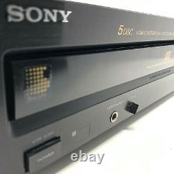Sony Japan CDP-C505 18-Bit Digital Filter 5-Disc CD Changer Player Vintage 1990