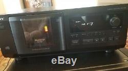 Sony Jukebox Mega Storage 50+1 Compact Disc Player Changer CDP-CX53 Fully Tested