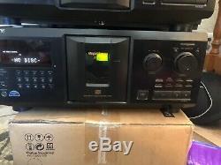 Sony MEGA Storage 300 Compact Disc Player CDP-CX355 CD Changer With Remote
