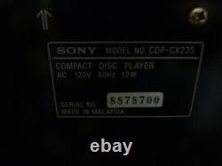 Sony Mega Storage 200 Disc CD Player Changer CDP-CX235 Carousel