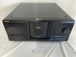Sony Mega Storage 200 Disc CD Player Changer CDP-CX235 Carousel Tested No Remote