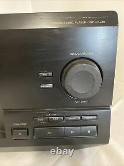 Sony Mega Storage 200 Disc CD Player Changer CDP-CX235 Carousel Tested No Remote