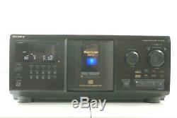 Sony Mega Storage 300 Disc CD Changer Player CDP-CX355 Works Great