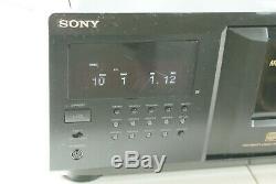 Sony Mega Storage 300 Disc CD Changer Player CDP-CX355 Works Great