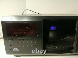 Sony Mega Storage 300 Disc CD Changer Player CDP-CX355 Works Great New Belts