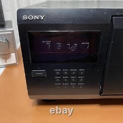 Sony MegaStorage 200-Disc CD Player Changer CDP-CX225 TESTED WORKING / NO REMOTE