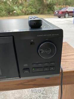 Sony MegaStorage 200-Disc CD Player Changer CDP-CX225 TESTED With REMOTE