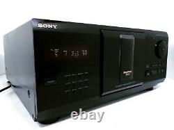 Sony MegaStorage MULTI 200-Disc CD Player Changer CDP-CX225 NO Remote! TESTED