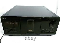 Sony MegaStorage MULTI 200-Disc CD Player Changer CDP-CX225 NO Remote! TESTED