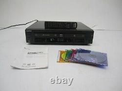 Sony RCD-W500C 5 Compact Disc CD Changer Player Recorder With Remote & 5 Blanks