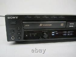 Sony RCD-W500C 5 Compact Disc CD Changer Player Recorder With Remote & 5 Blanks