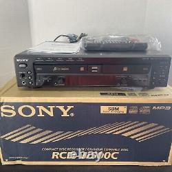 Sony RCD-W500C CD Compact Disc Recorder 5-Disc Changer NOS