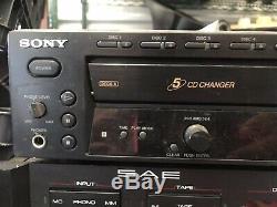 Sony RCD-W50C Bench tested CD Recorder / Player 5 Compact Disc Changer no remote