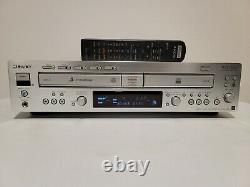 Sony RCD-w2000es RARE 5-Disc CD Changer Player Recorder New Belts w\Remote