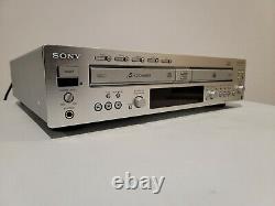 Sony RCD-w2000es RARE 5-Disc CD Changer Player Recorder New Belts w\Remote