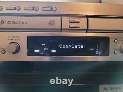 Sony RCD-w2000es RARE 5-Disc CD Changer Player Recorder New Belts w\Remote