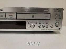 Sony RCD-w2000es RARE 5-Disc CD Changer Player Recorder New Belts w\Remote