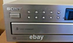 Sony SCD-C2000ES CD Player 5 Disc Changer Optical Coaxial Digital W Original Box
