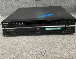 Sony SCD-CE595 Super Audio CD/SACD 5 Disc Carousel Changer Player WithO Remote