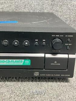 Sony SCD-CE595 Super Audio CD/SACD 5 Disc Carousel Changer Player WithO Remote