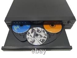 Sony SCD-CE595 Super Audio SACD/CD Player 5-Disc Changer Carousel with OEM Remote