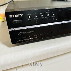 Sony SCD-CE595 Super Audio SACD/CD Player 5-Disc Changer + Remote Tested Working