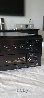 Sony Super Audio CD Player ES Vintage SCD-C222ES 5 Disc Changer WORKING