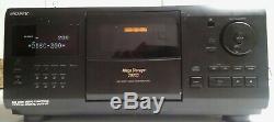 Sony compact disc player CDP-CX-250/high density 200 CD Changer MegaStorage