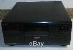 Sony compact disc player CDP-CX-250/high density 200 CD Changer MegaStorage