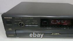 TECHNICS SL-PD987 CD CHANGER / PLAYER 5 disc WORKS PERFECT + REMOTE & MANUAL